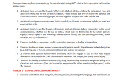 University Has a Publication of Principles and Commitments on Organized Crime, Corruption, and Bribery